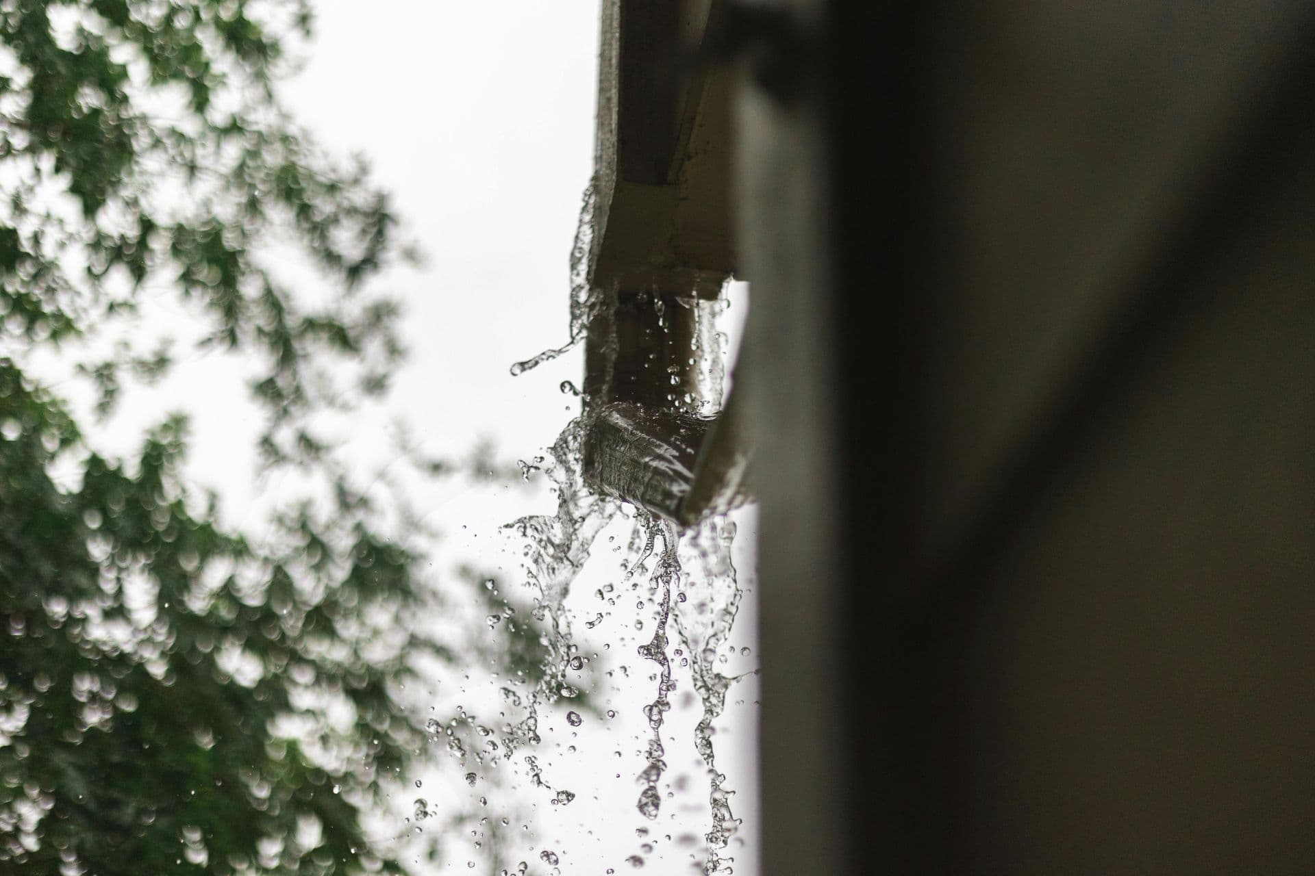 Modex gutter repair on a Twin Cities home — sagging run rehung and resealed