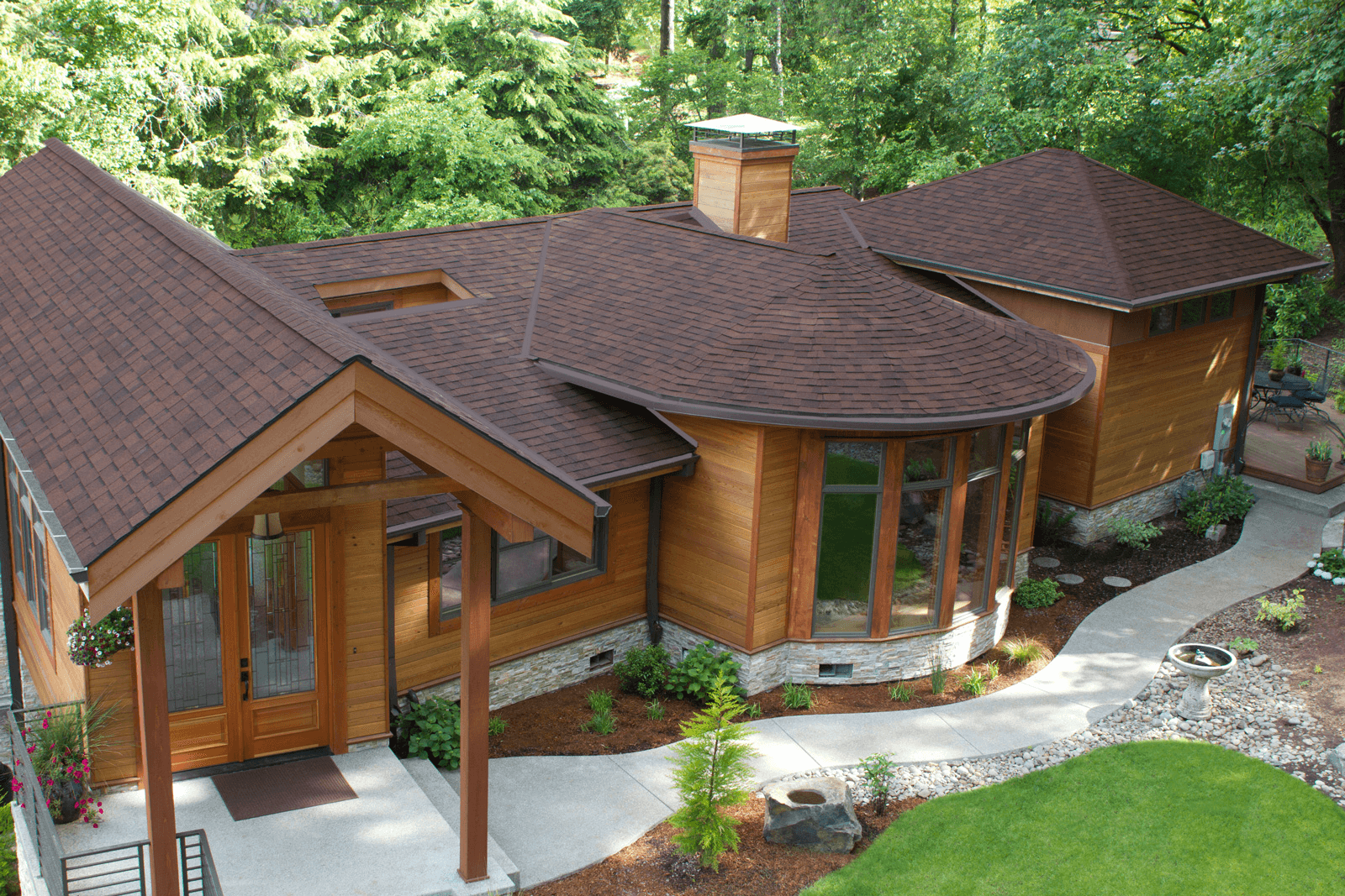 Malarkey Highlander architectural asphalt shingles on a Twin Cities home