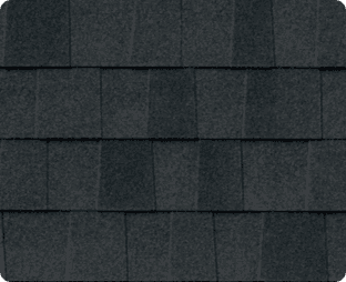 Atlas StormMaster Class 4 shingle close-up in Black Shadow