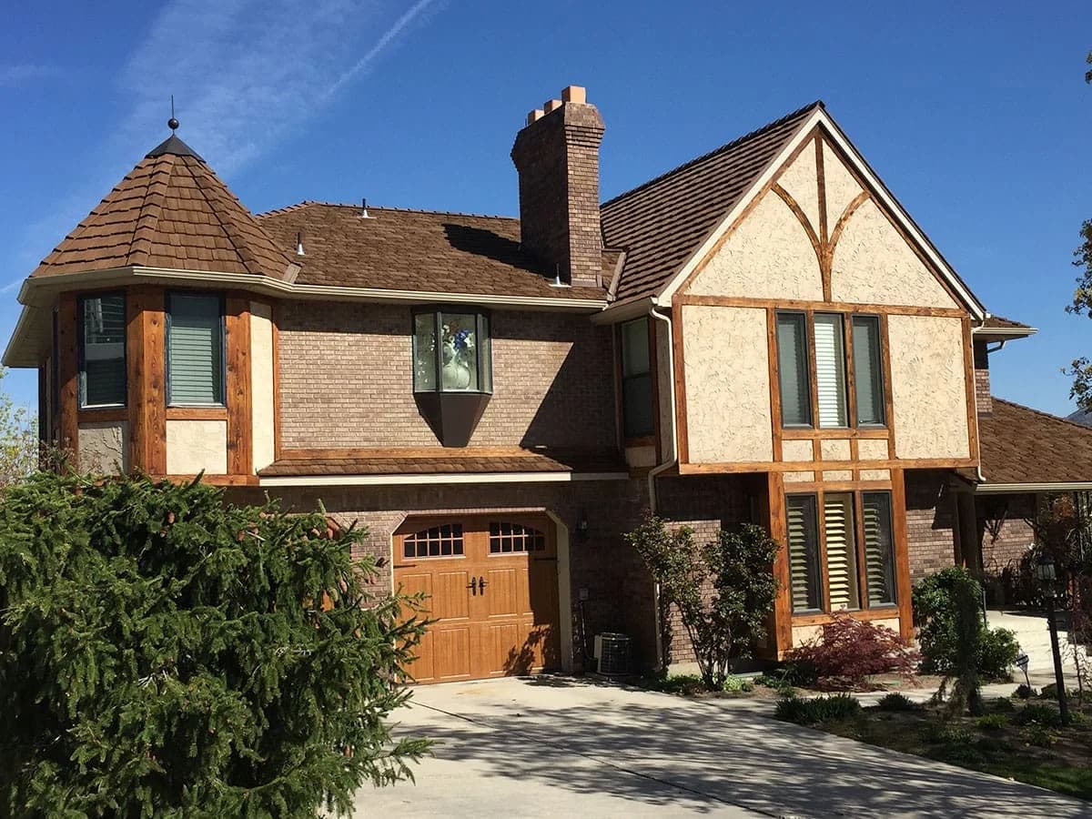 Synthetic shake roofing