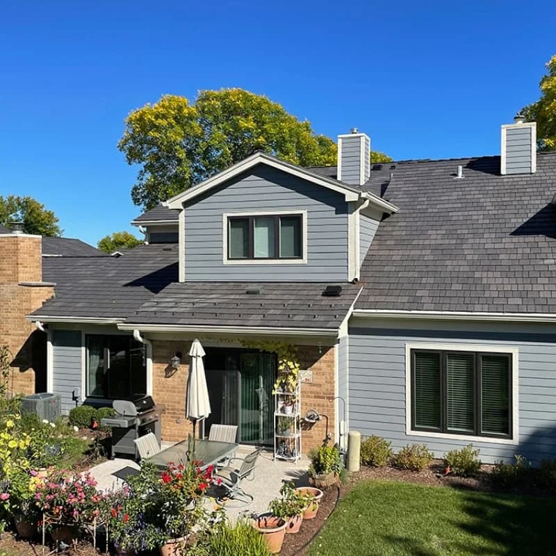 Wayzata mountain-style home with DaVinci Single-Width Shake synthetic slate