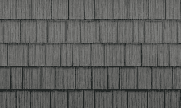 EDCO Generations HD Shake in Charcoal Gray — deeper-shadow shake profile detail