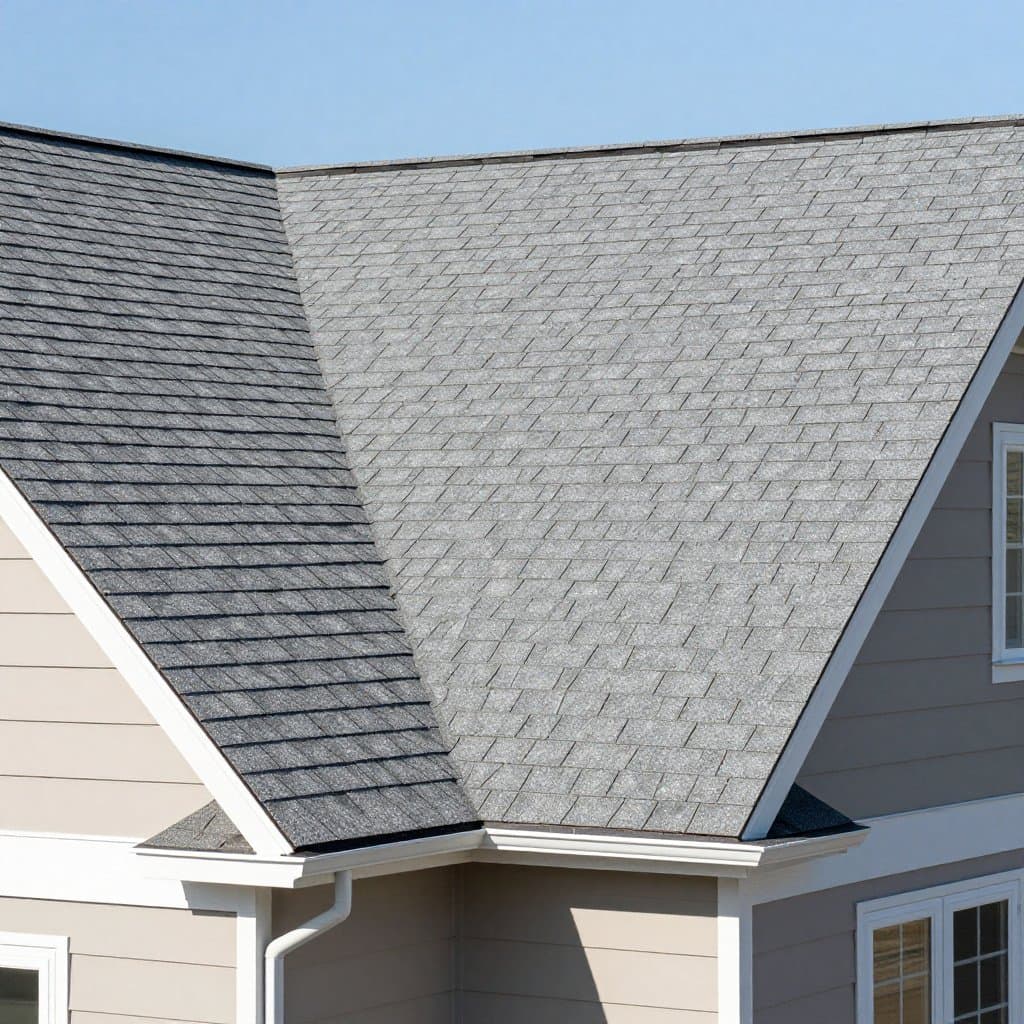 Asphalt shingle valley detail — Twin Cities repair scope