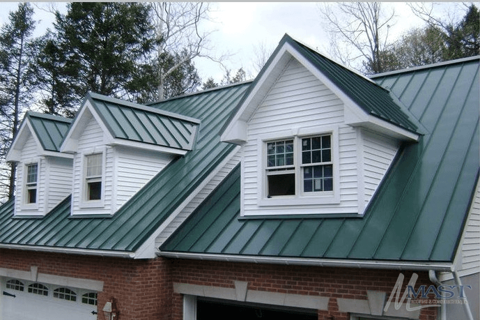 Metal roofing on a Twin Cities home