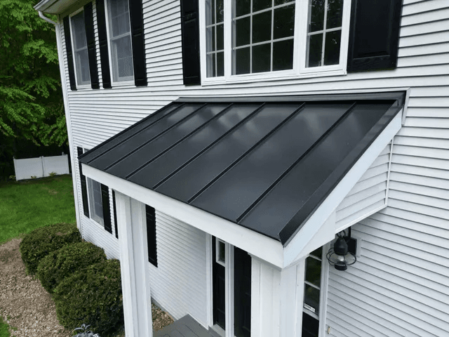 Metal roofing on a Twin Cities home