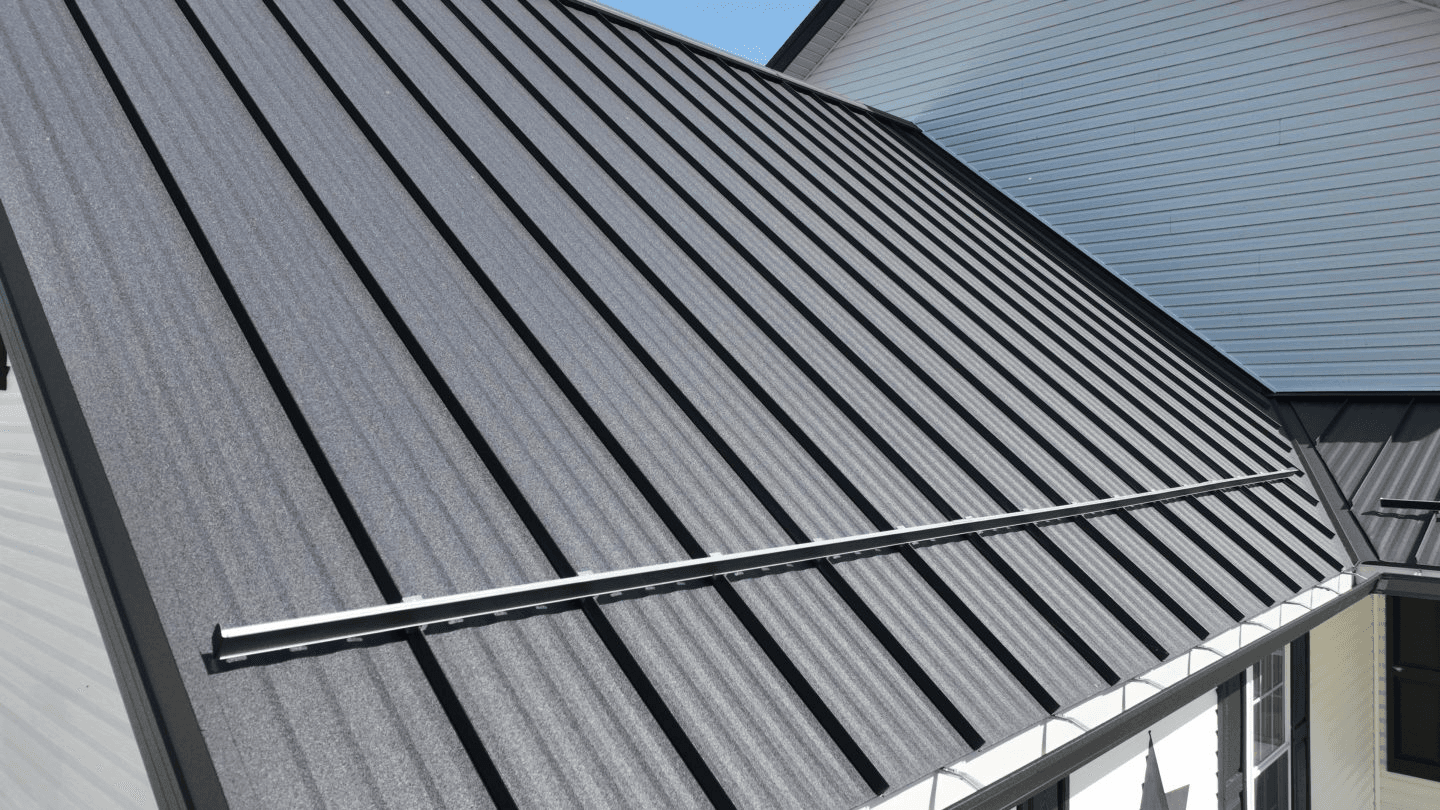 Metal roofing on a Twin Cities home