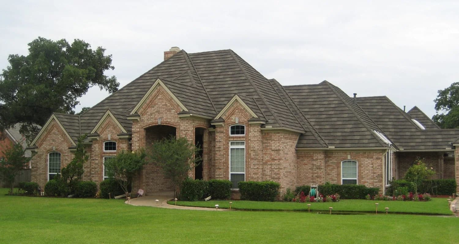 DECRA Shake XD stone-coated steel roofing in Pinnacle Grey
