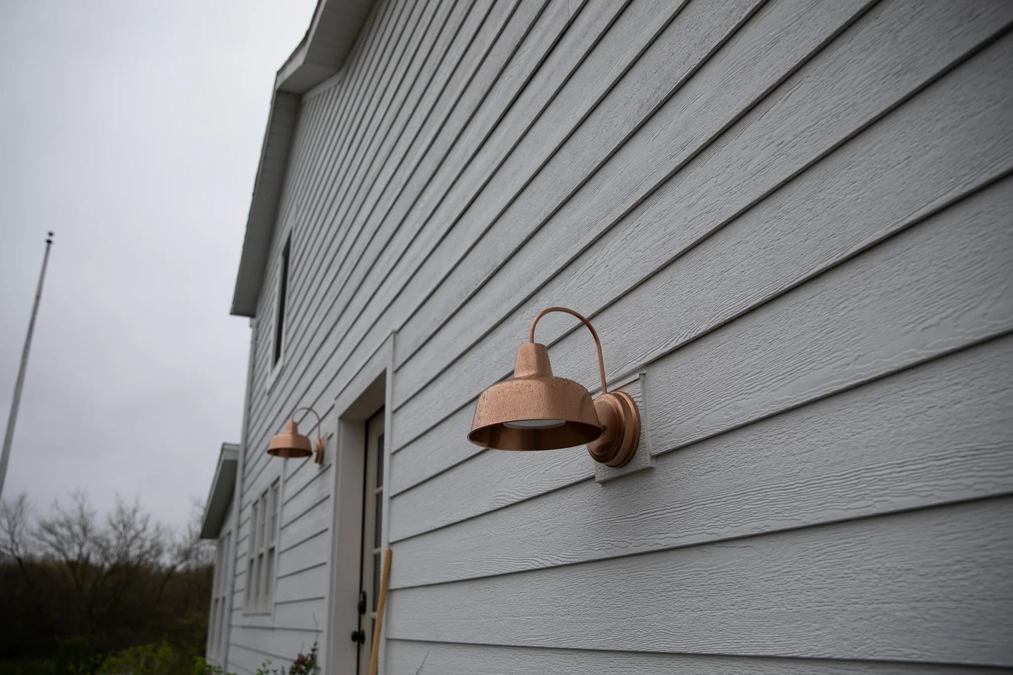 LP SmartSide straight engineered wood lap siding close-up