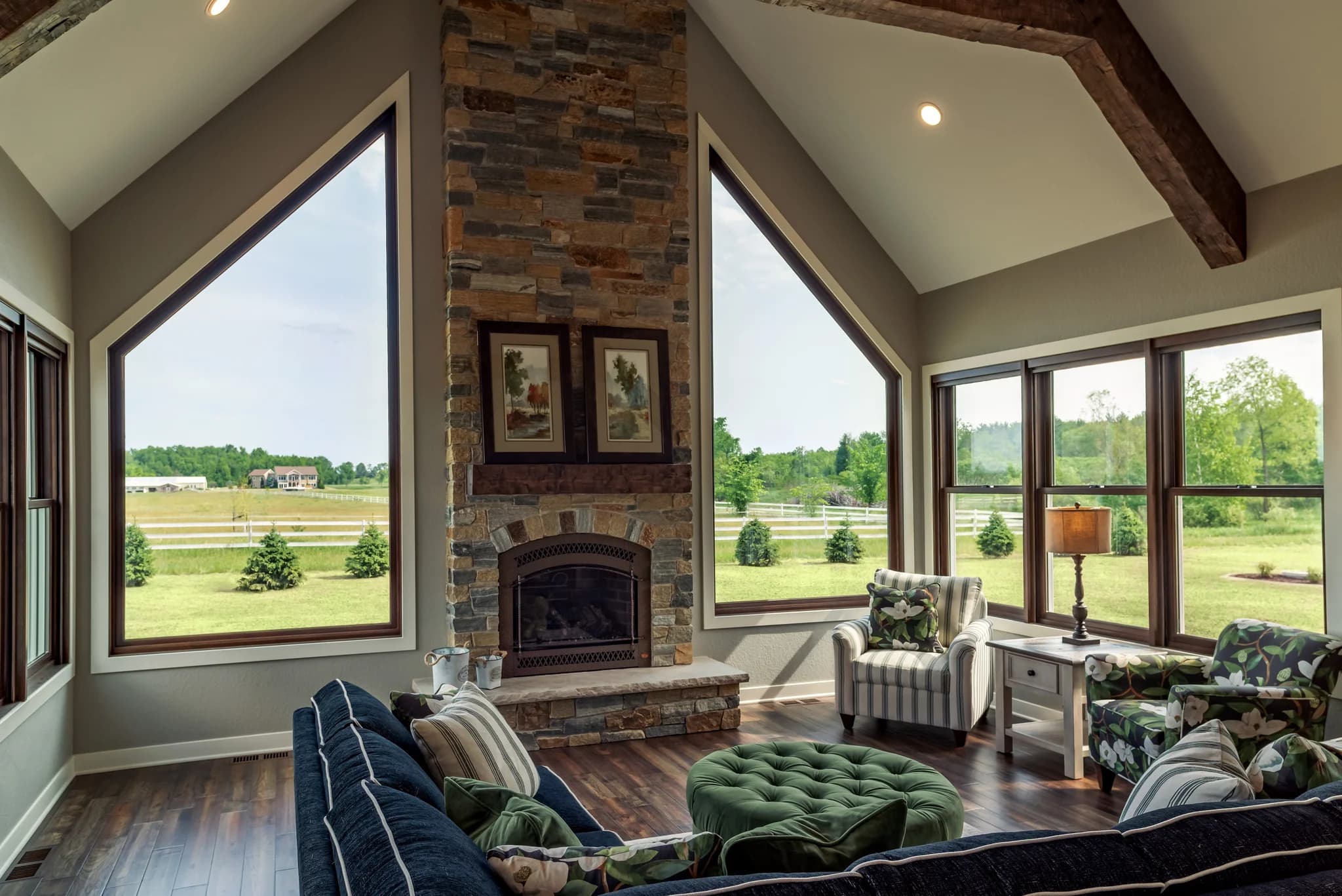 Kolbe windows installed on a lake-view home